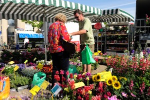 Contant betalen op de markt